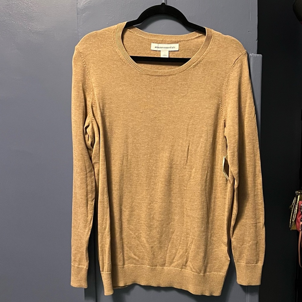 Tan Crewneck Sweater - Picture 4 of 5